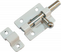 Шпингалет накладной DORF, ЗТ-6, Белый