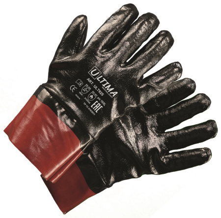 Перчатки из высокополимеризированного волокна c полным нитриловым покрытием ULTIMA, ULT925