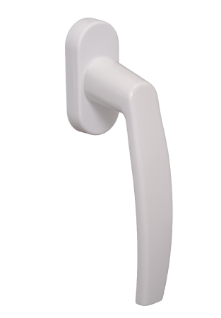 Ручка оконная, VICTORY, алюм, 8-ми позиционная,35 штифт,БЕЛАЯ, (1к-100шт)